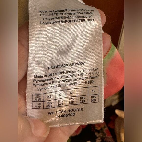 Burton Rainbow Camouflage Zipup hooded jacket size S - Picture 5 of 10